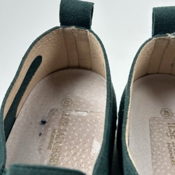 Ilse Jacobsen Tulip Platform Shoes Women's 40 / 9.5 Green Slip On Loafer Sneaker - Picture 11 of 11